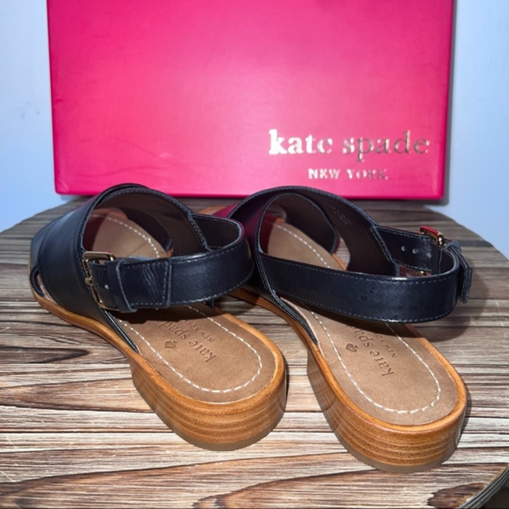 Kate Spade NWT Bahama Leather Sandals - Picture 3 of 6
